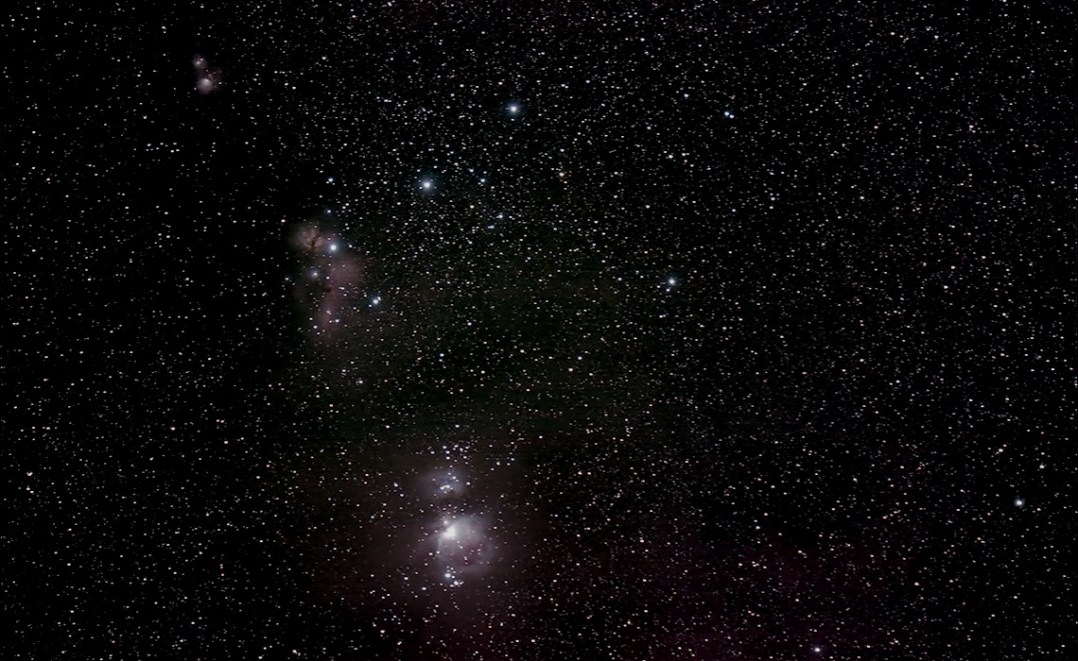 Orion "Axis of Nebula"