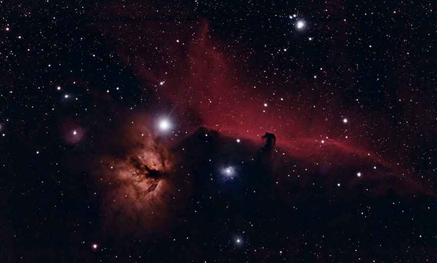 Horse Head and Flame Nebulas