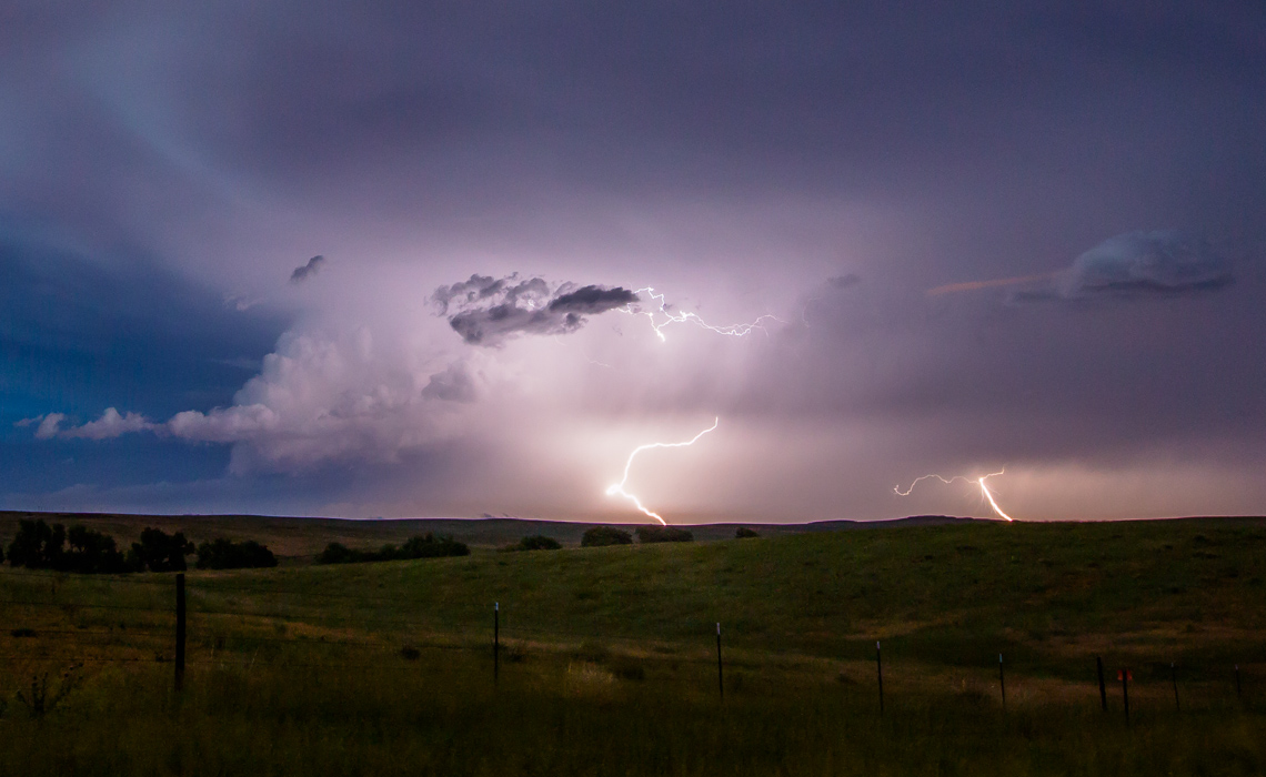 Spring Lightstorm Lightning Storm | Nature Photography
