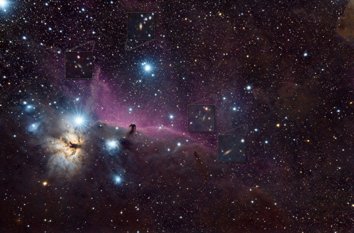 Galaxies within the Dust