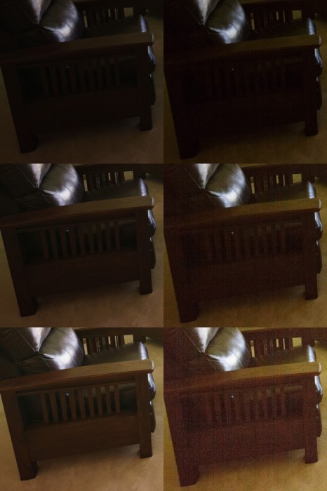 Dynamic Range - Crop - Three to Five Stops Push - Comparison