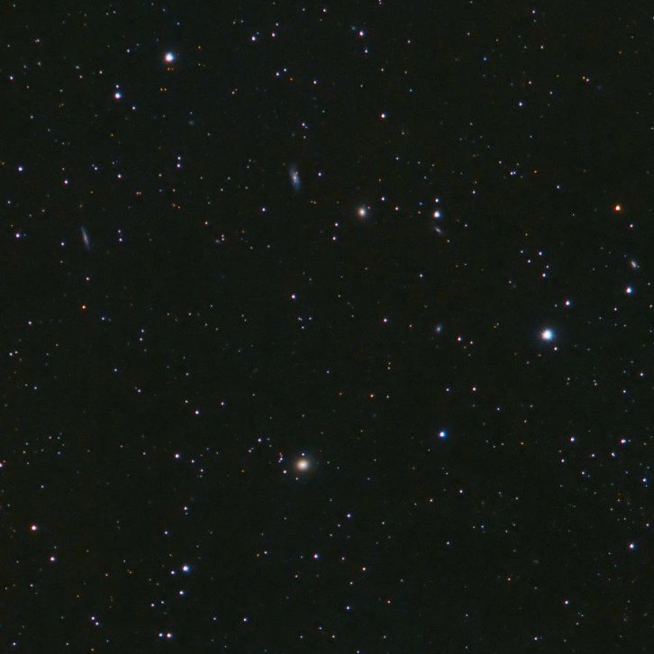 Nearby galaxies in the M51 region.