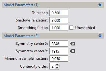 DBE-model-parameters