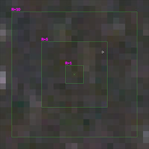 DBE Sample Radii: 10, 5 & 1