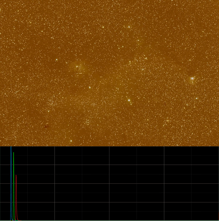 Rescale/Rescale as needed, before and after histograms